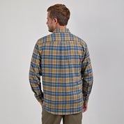 Camisa Yale Para Caballero Manga Larga Regular Fit 5463 Avellana