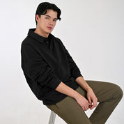 Playera Caballero Supply Company Cuello Polo Manga Larga Regular Fit 7085 Negro