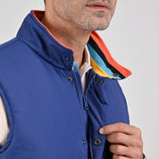 Chaleco Yale Para Caballero Capitonado Sin Capucha Regular Fit 6902 Marino