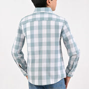 Camisa Yale Boys Manga Larga Regular Fit 4671 Verde