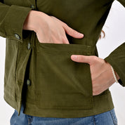 Chamarra Para Dama Supply Compani Fit A508 Verde