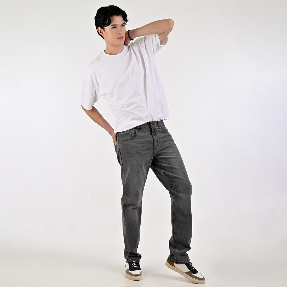 Pantalón de Caballero Mezclilla Supply Company Classic Fit 2944 Gris