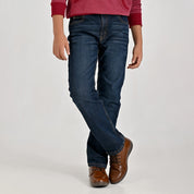 Pantalón de Mezclilla Yale Boys Slim Fit 3641 Azul Zafiro