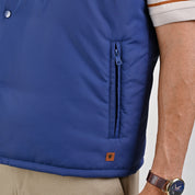 Chaleco Yale Para Caballero Capitonado Sin Capucha Regular Fit 6902 Marino