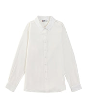 Blusa Para Dama Supply Company Manga Larga Tipo Camisera Fit 4566 Blanco