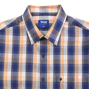 Camisa Yale Para Caballero Manga Corta Regular Fit 4972 Naranja