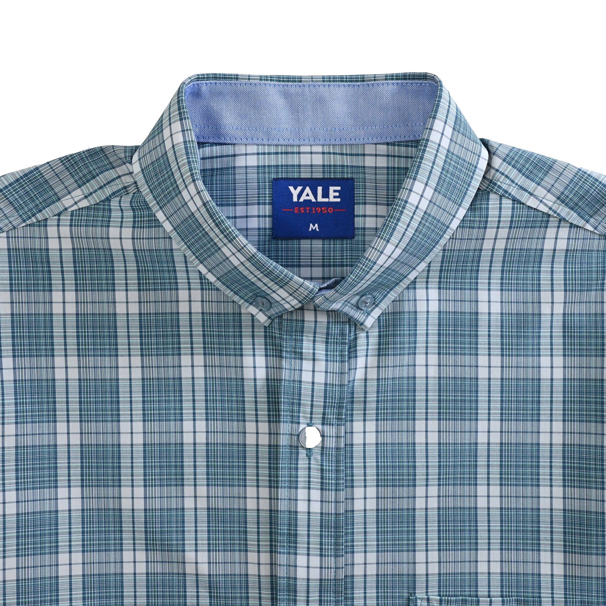 Camisa Yale Para Caballero Manga Larga Regular Fit 4890 Verde