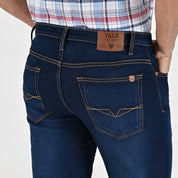 Pantalón de Mezclilla Yale Para Caballero Classic Fit 2091 Marino