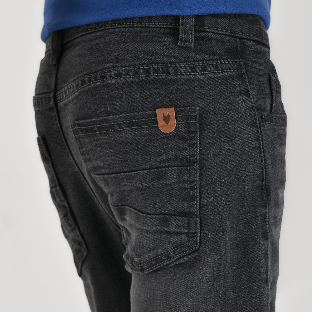 Pantalón de Mezclilla Yale Boys Slim Fit 2944 Gris Oxford