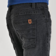 Pantalón de Mezclilla Yale Boys Slim Fit 2944 Gris Oxford