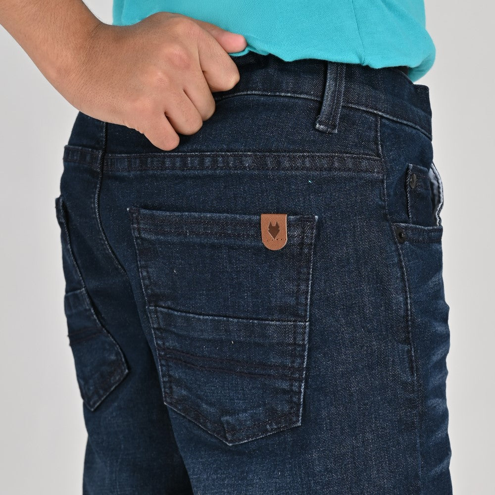 Pantalón de Mezclilla Yale Boys Slim Fit 3641 Azul Zafiro