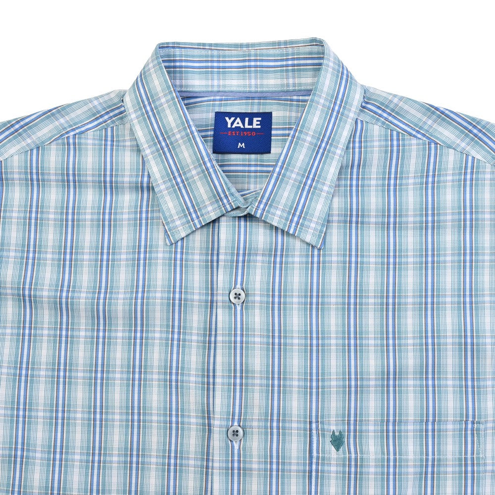 Camisa Yale Para Caballero Manga Larga Regular Fit 4751 Verde