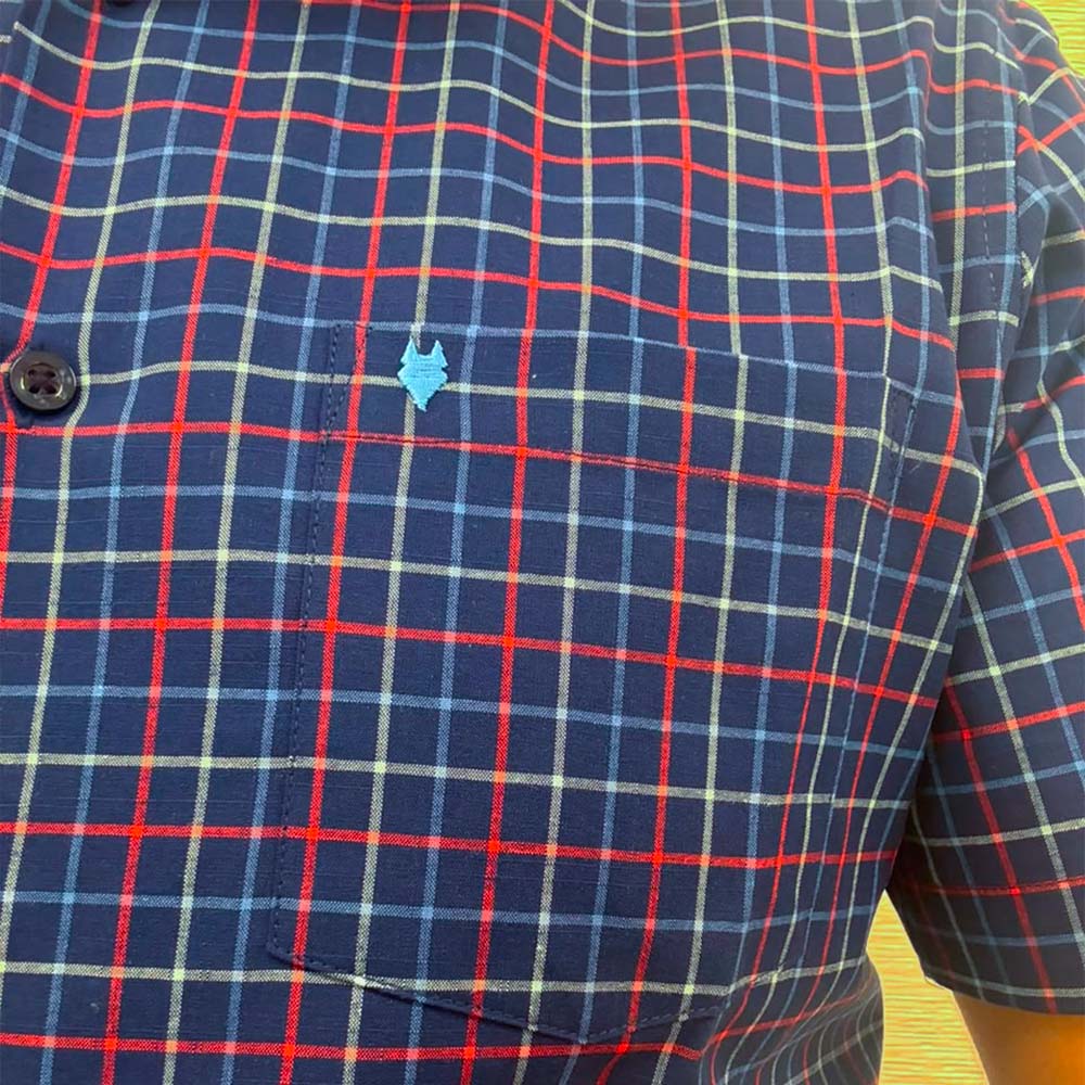 Camisa casual Yale Regular Fit Manga corta 7774 Blanco
