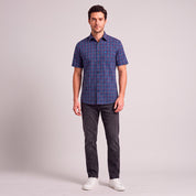 Camisa casual Yale Regular Fit Manga corta 7774 Blanco