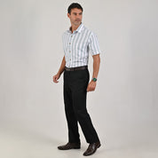 Camisa Yale Para Caballero Manga Corta Regular Fit 4759 Verde Laurel