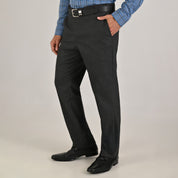 Pantalón de Vestir Yale Para Caballero Modern Cintura Ajustable Slim Fit 4733 Negro