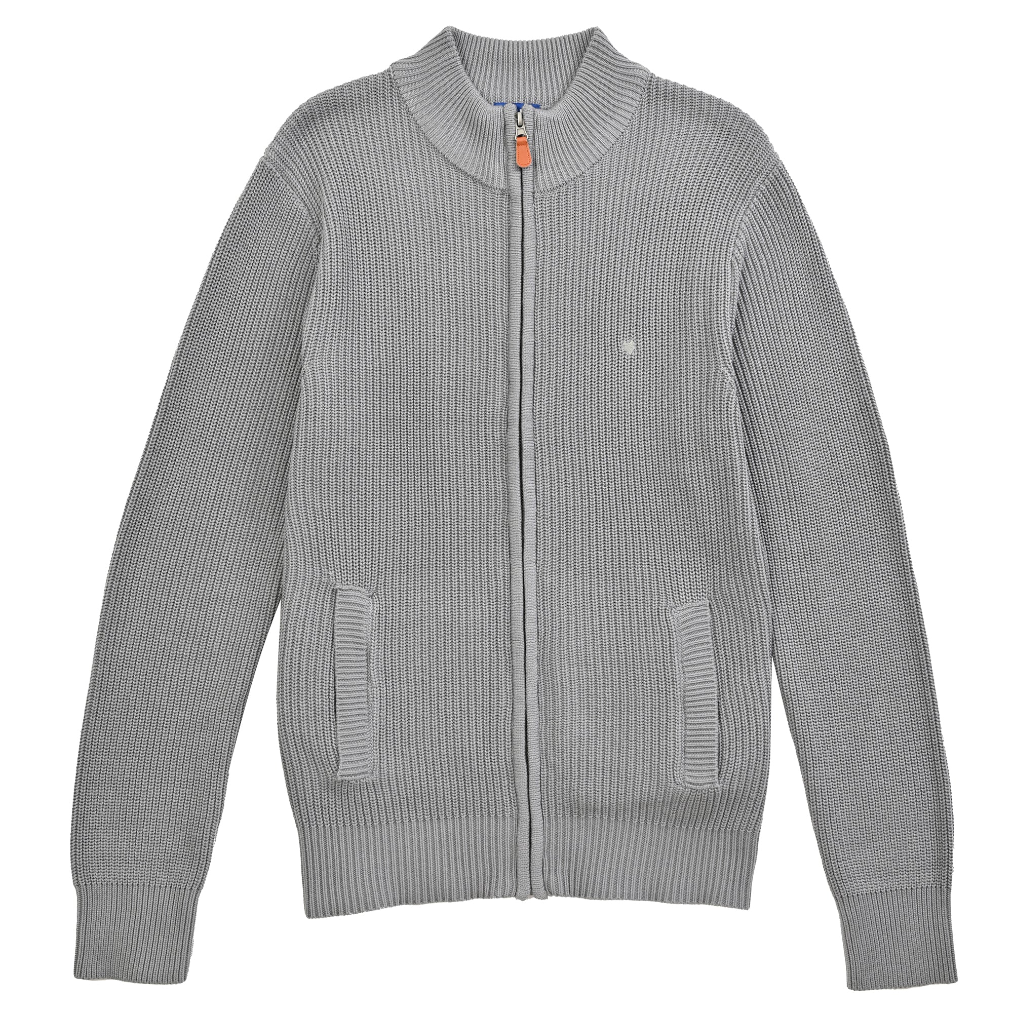 Sweater Yale Para Caballero Cuello Redondo Regular Fit 8100 Gris Medio