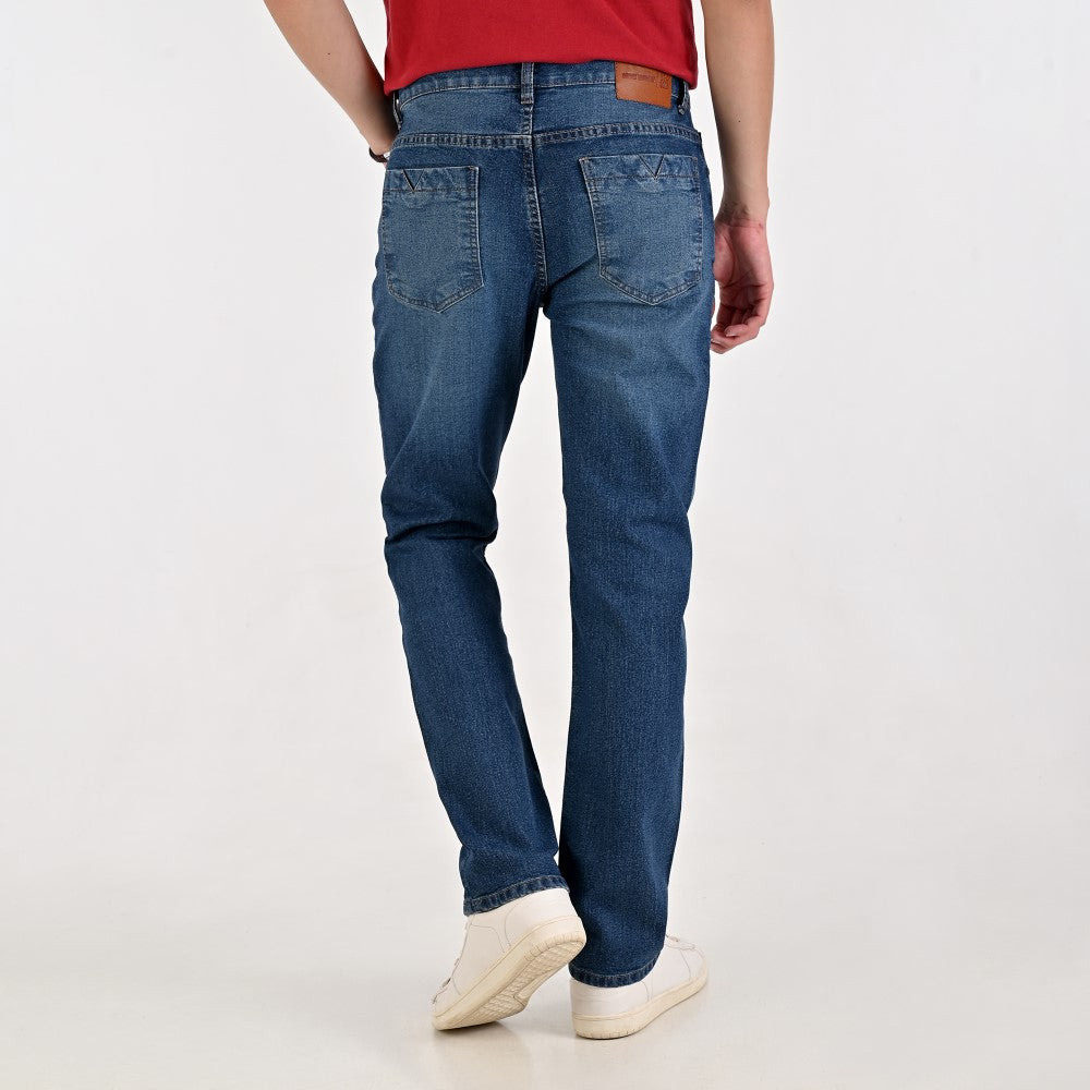 Pantalón de Caballero Mezclilla Supply Company Classic Fit 2944 marino entintado