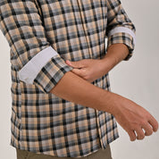 Camisa Yale Para Caballero Manga Larga Regular Fit 4642 Gris