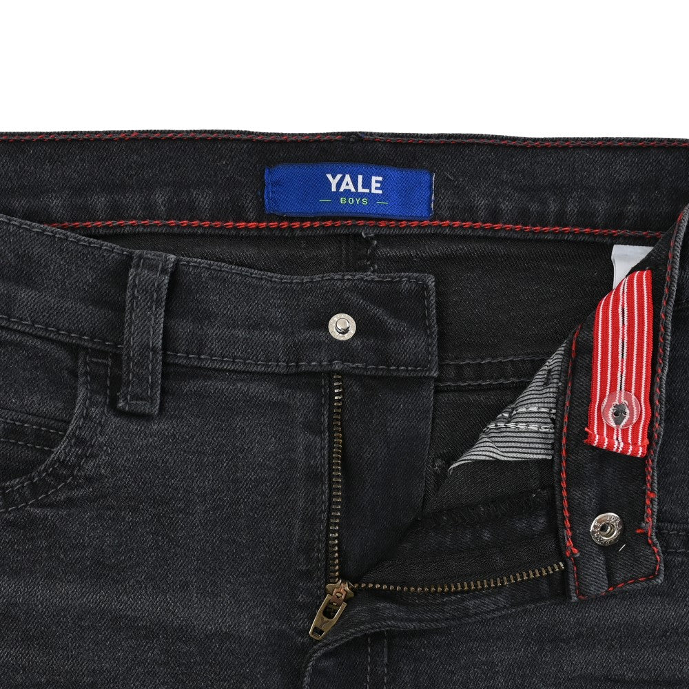 Pantalón de Mezclilla Yale Boys Slim Fit 2944 Gris Oxford