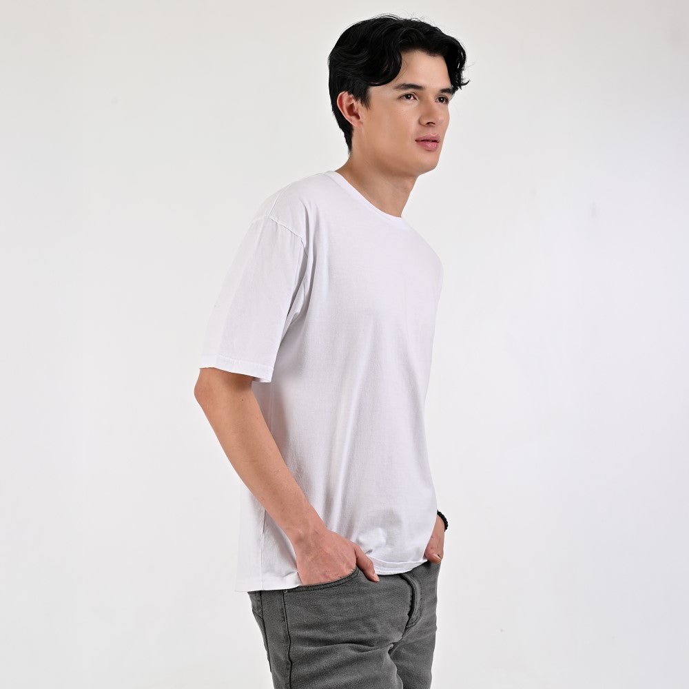 Playera Caballero Supply Company Manga Corta Cuello Redondo Slim Fit 6968 Blanco