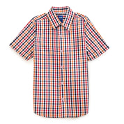 Camisa Yale Boys Manga Corta Regular Fit 4656 Rojo