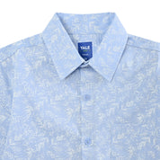 Camisa Yale Boys Manga Corta Regular Fit 4659 Azul