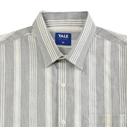 Camisa Yale Para Caballero Manga Corta Regular Fit 5188 Gris Perla