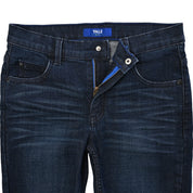 Pantalón de Mezclilla Yale Boys Slim Fit 3641 Azul Zafiro