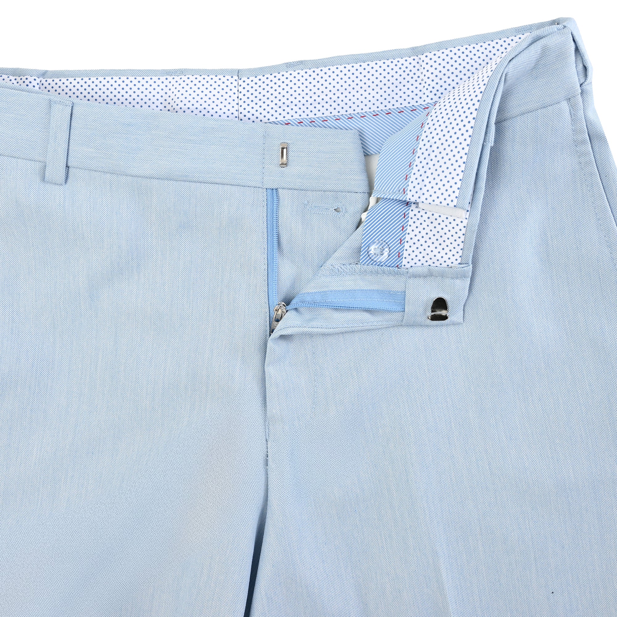 Pantalón de Vestir Yale para Caballero Cintura Ajustable Classic Fit 4703 Azul cielo