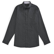Camisa Yale Para Caballero Manga Larga Regular Fit 4598 Negro