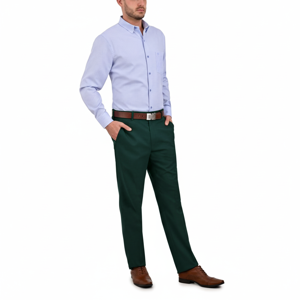 Pantalón de Vestir Sansabelt Slim Fit Cintura Ajustable 3786