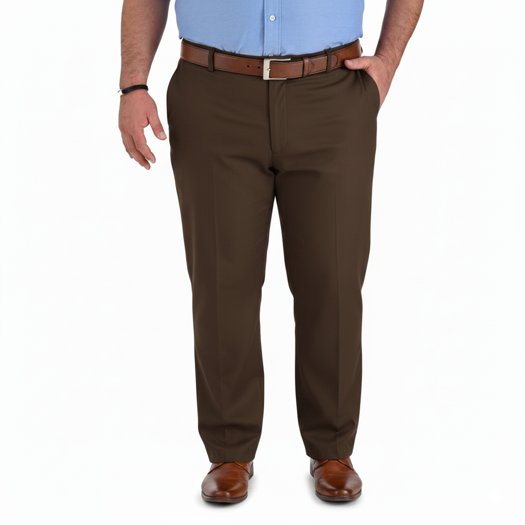 Pantalón  Vestir Yale Regular Fit Tallas Extra  Sin Pinzas 1768