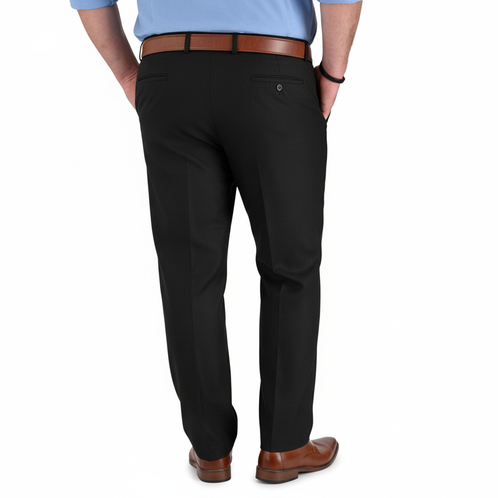 Pantalón  Vestir Yale Regular Fit Tallas Extra  Sin Pinzas 1768