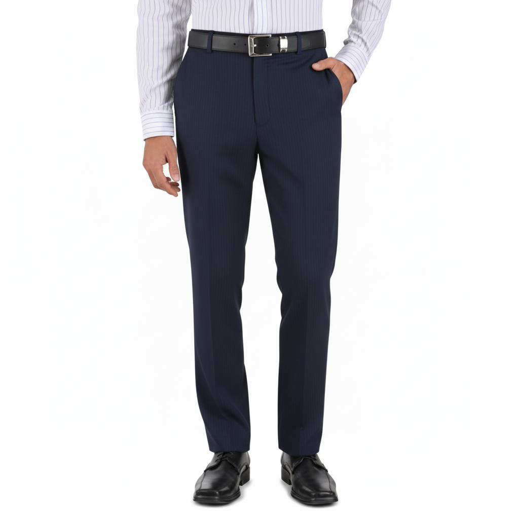 Pantalón de Vestir Sansabelt Slim Fit Sin Pinzas Cintura Ajustable 3050