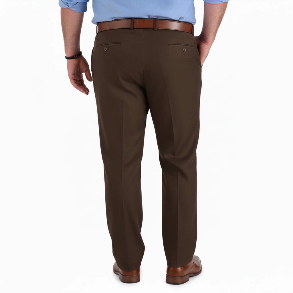 Pantalón  Vestir Yale Regular Fit Tallas Extra  Sin Pinzas 1768