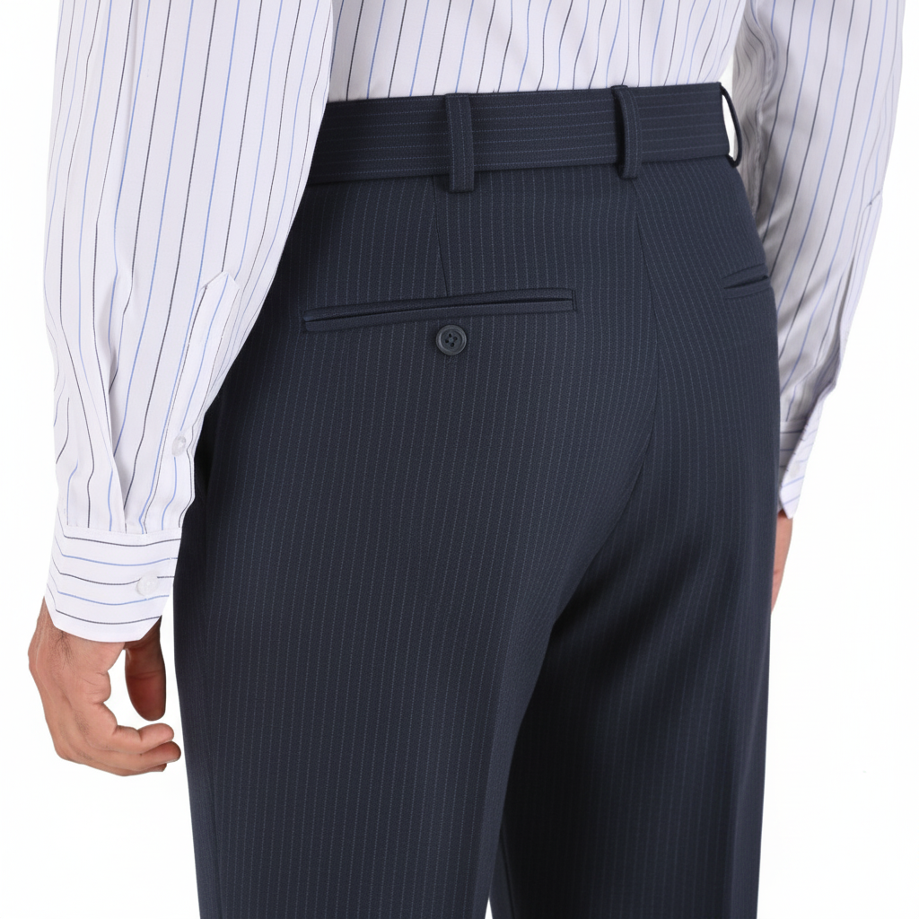 Pantalón de Vestir Sansabelt Slim Fit Sin Pinzas Cintura Ajustable 3050