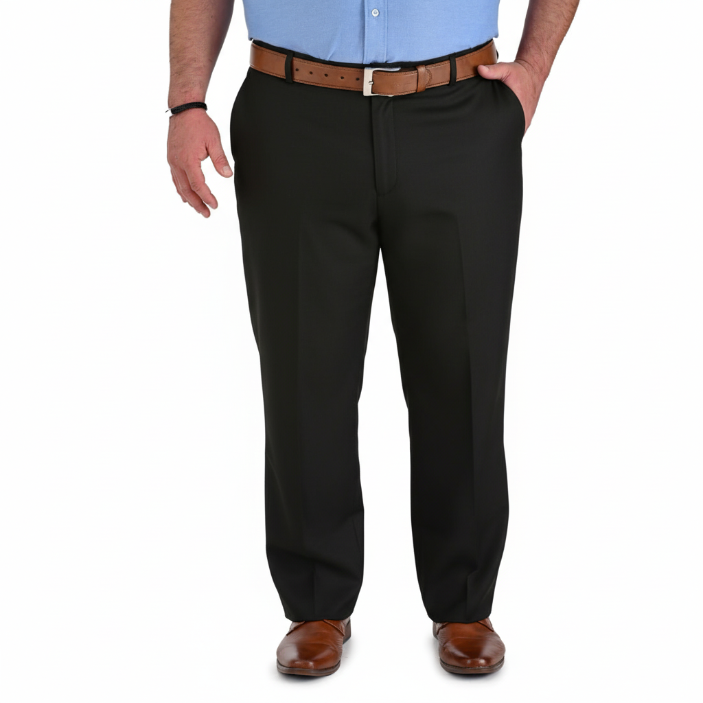 Pantalón  Vestir Yale Regular Fit Tallas Extra  Sin Pinzas 1768