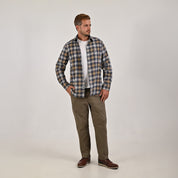 Camisa Yale Para Caballero Manga Larga Regular Fit 4640 Kaki Especial