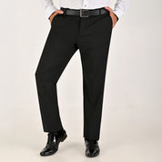 Pantalón de Caballero de Vestir Yale Cintura Ajustable Slim Fit 4724 Negro