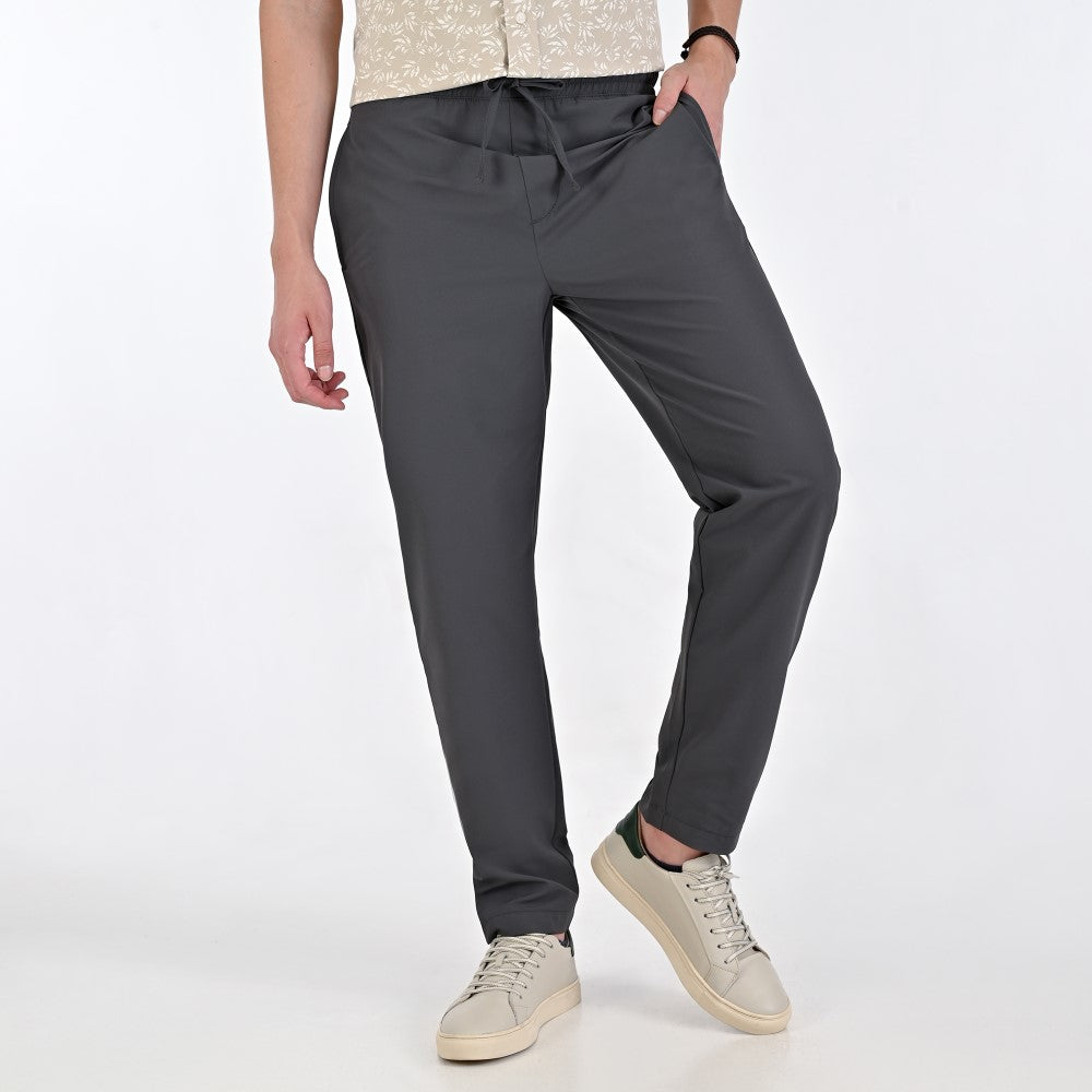 Pantalón de Caballero Jogger Supply Company Slim Fit A444 Gris Oxford