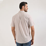 Camisa Yale Para Caballero Manga Corta Regular Fit 5465 Arena