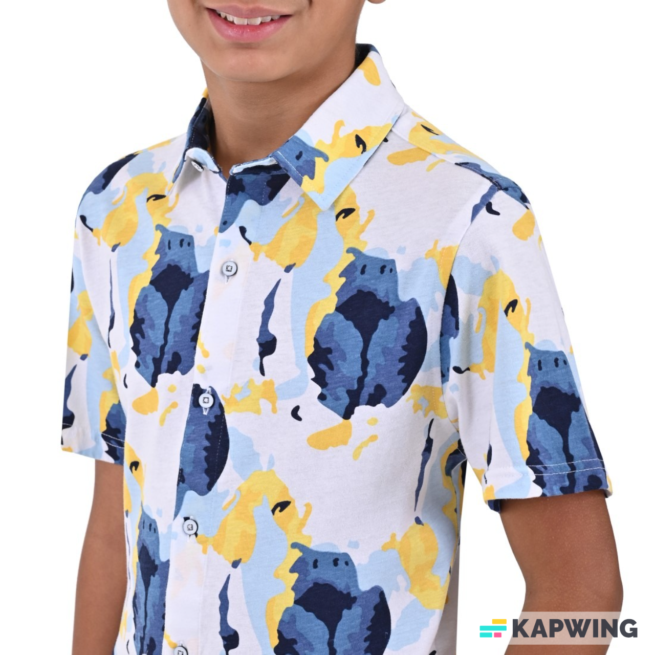 Camisa Boys Supply Fit 6915 Gris Acero