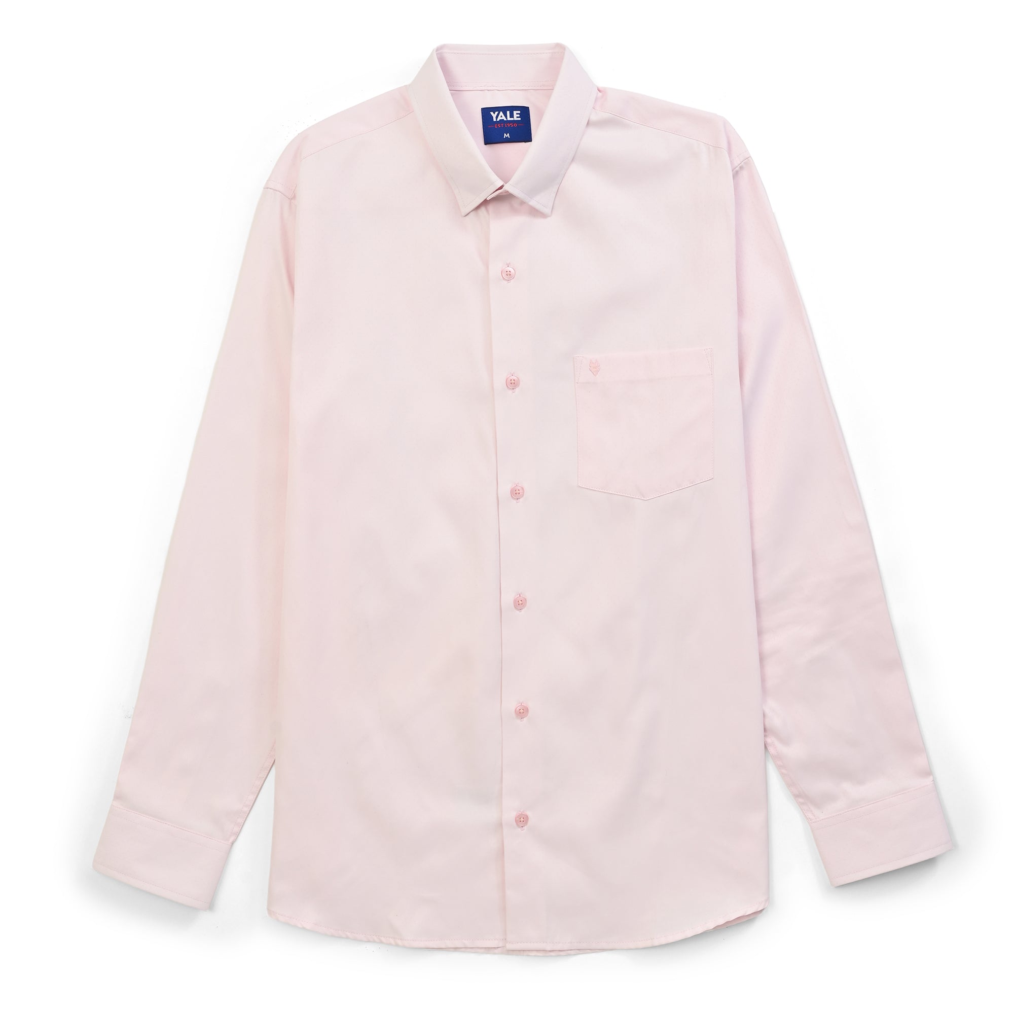 Camisa Yale Para Caballero Manga Corta Regular Fit 4638 Rosa
