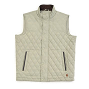 Chaleco Yale Para Caballero Capitonado Sin Capucha Regular Fit 6902 Verde Cemento