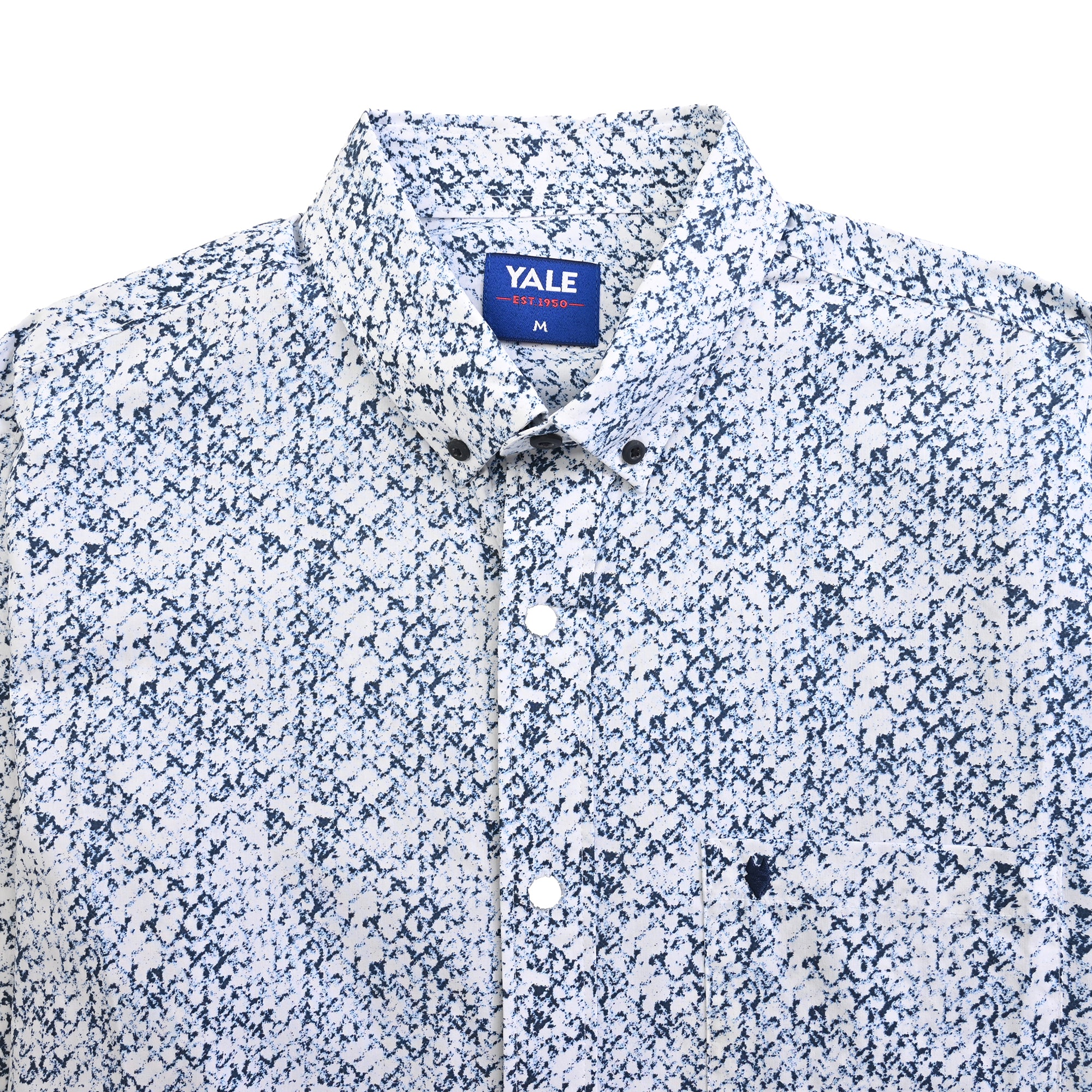 Camisa Yale Para Caballero Manga Larga Regular Fit 4639 Azul