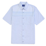 Camisa Yale Para Caballero Chazarilla Manga Corta Classis Fit 4708 Azul cielo