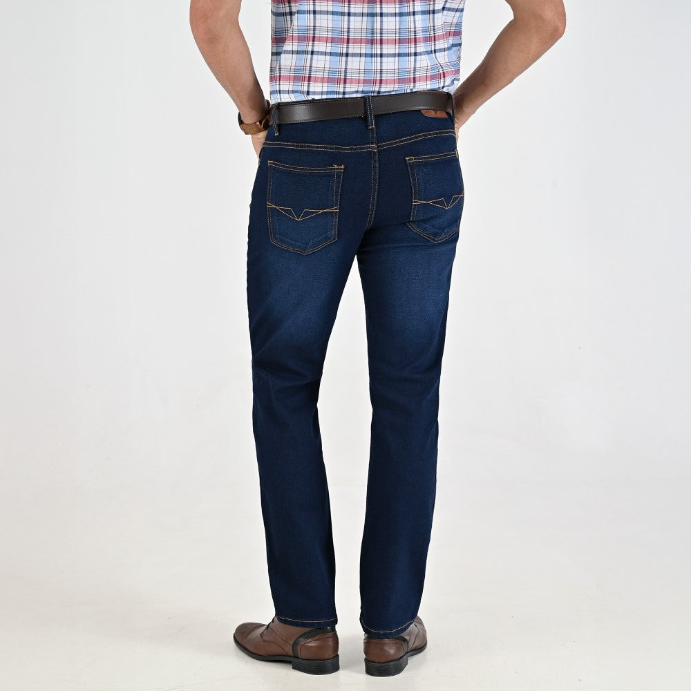 Pantalón de Mezclilla Yale Para Caballero Classic Fit 2091 Marino