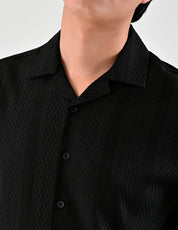 Camisa Caballero Supply Company Manga Larga Slim Fit 4551 Negro