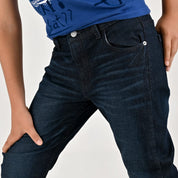Pantalón de Mezclilla Yale Boys Slim Fit 3641 Marino